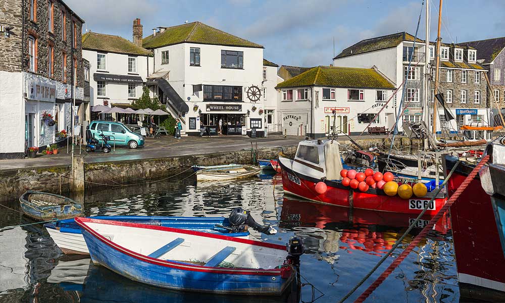 Wjheelhouse Restaurant and Mevagissey Harbour